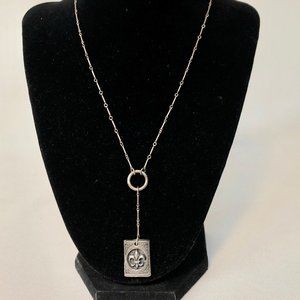 Sterling Fleur-de-Lys, unique statement piece!